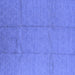 Square Machine Washable Oriental Blue Industrial Rug, wshurb1011blu