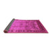 Sideview of Oriental Pink Industrial Rug, urb1012pnk