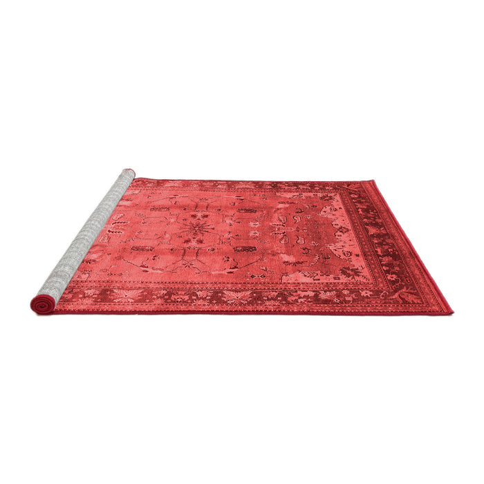 Industrial Red Washable Rugs