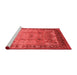 Industrial Red Washable Rugs