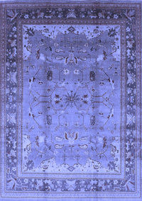 Oriental Blue Industrial Rug, urb1012blu