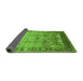 Sideview of Oriental Green Industrial Rug, urb1012grn