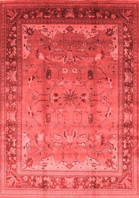 Oriental Red Industrial Rug, urb1012red