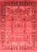 Oriental Red Industrial Area Rugs