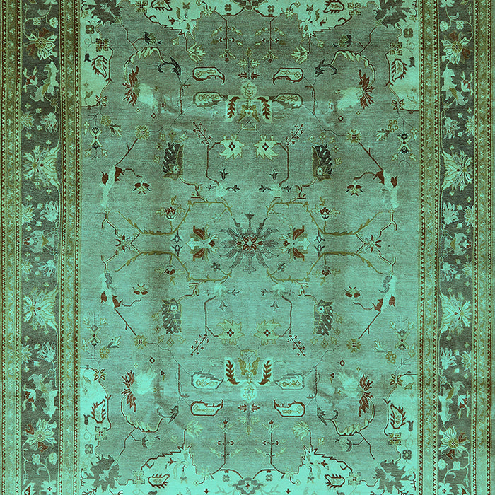 Oriental Turquoise Industrial Rug, urb1012turq