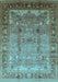 Oriental Light Blue Industrial Rug, urb1012lblu