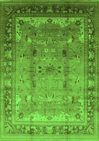 Oriental Green Industrial Rug, urb1012grn