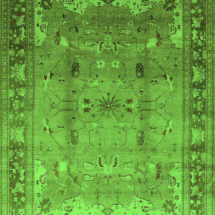 Oriental Green Industrial Rug, urb1012grn