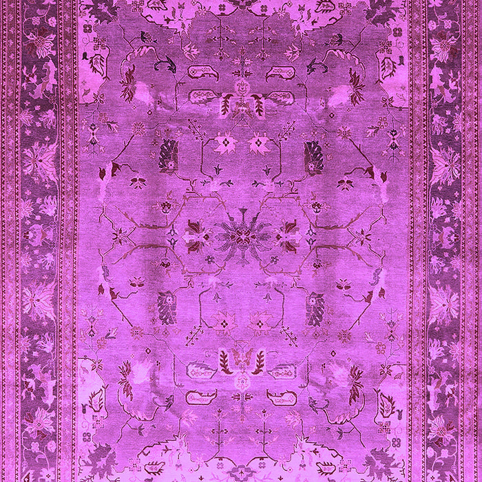 Machine Washable Oriental Purple Industrial Area Rugs, wshurb1012pur