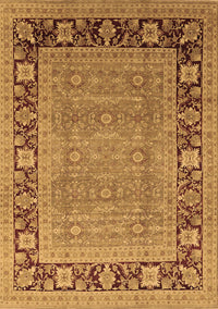 Oriental Brown Industrial Rug, urb1013brn