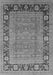 Oriental Gray Industrial Rug, urb1013gry