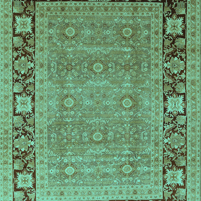 Oriental Turquoise Industrial Rug, urb1013turq