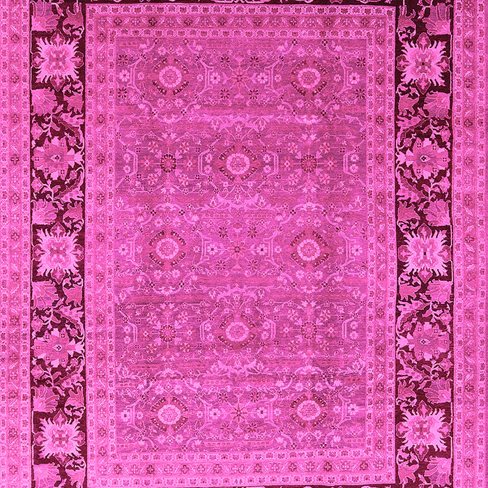 Machine Washable Oriental Pink Industrial Rug, wshurb1013pnk