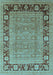 Oriental Light Blue Industrial Rug, urb1013lblu