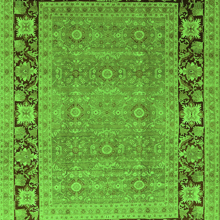 Oriental Green Industrial Rug, urb1013grn
