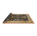 Sideview of Mid-Century Modern Bakers Brown Oriental Rug, urb1014