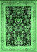 Oriental Emerald Green Industrial Rug, urb1014emgrn