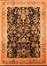 Oriental Orange Industrial Rug, urb1014org