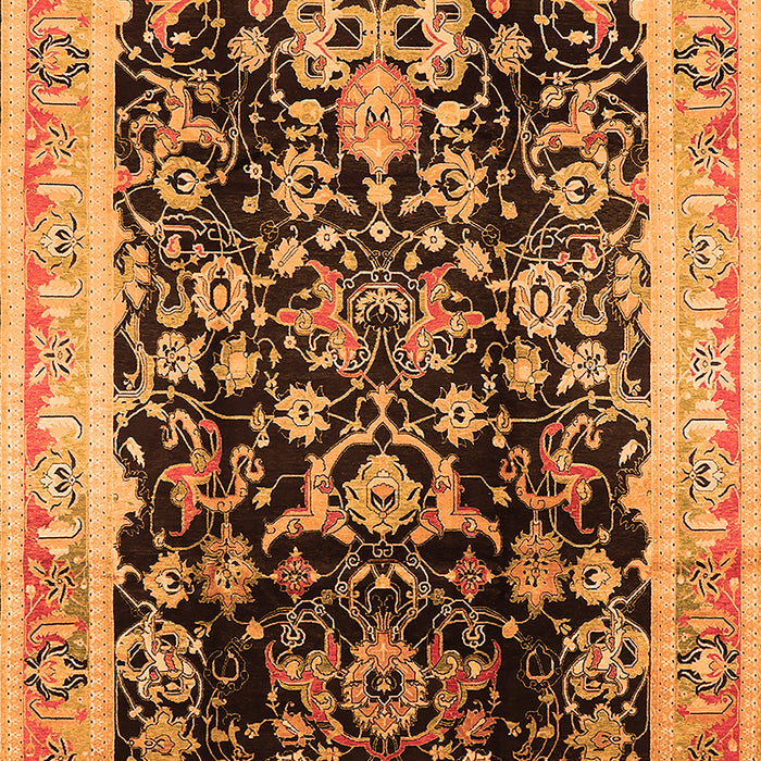 Oriental Orange Industrial Rug, urb1014org