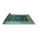 Sideview of Oriental Light Blue Industrial Rug, urb1014lblu