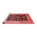 Industrial Red Washable Rugs