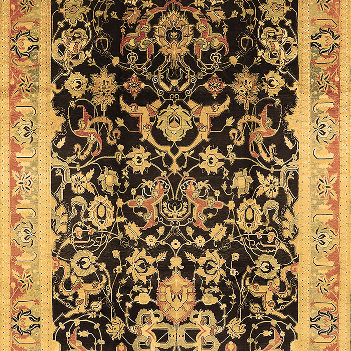 Oriental Brown Industrial Rug, urb1014brn