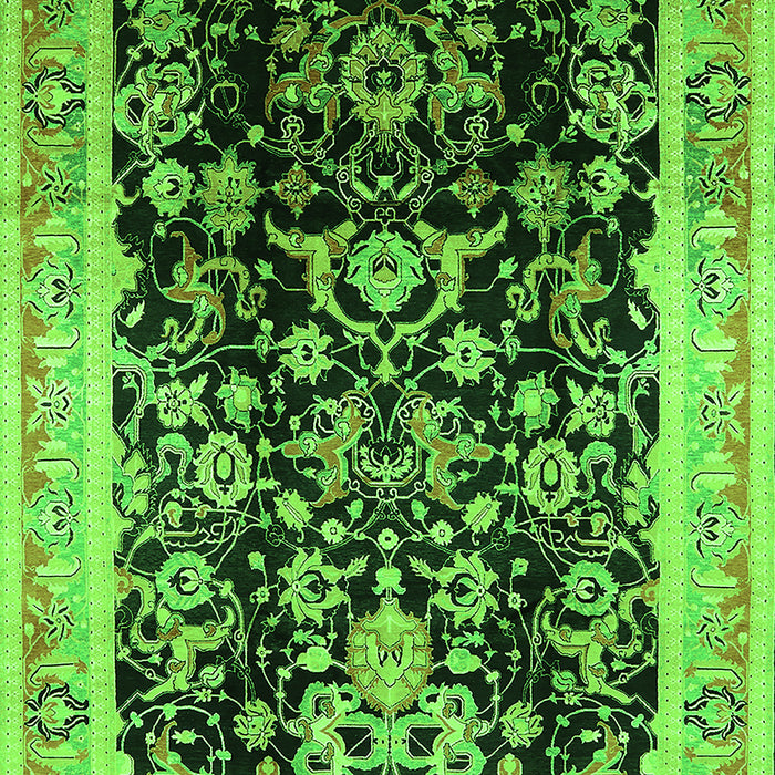 Oriental Green Industrial Rug, urb1014grn
