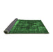 Sideview of Oriental Emerald Green Industrial Rug, urb1015emgrn