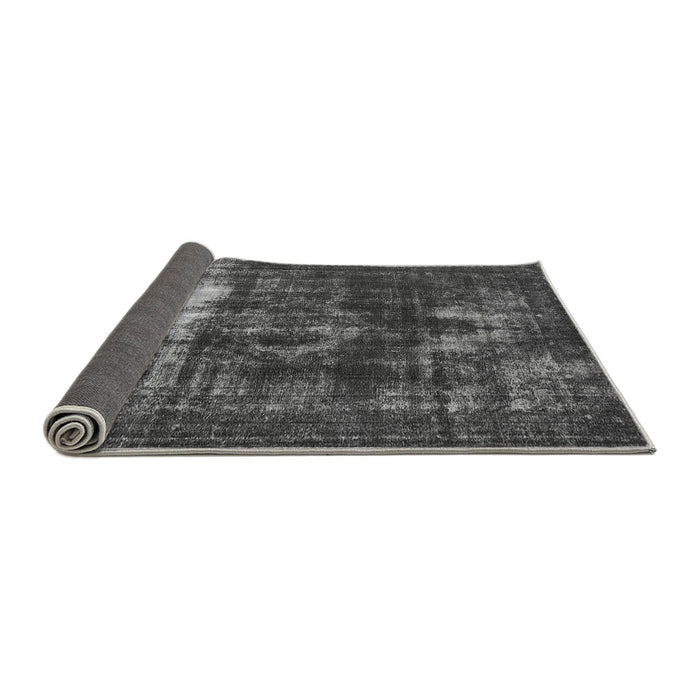 Sideview of Oriental Gray Industrial Rug, urb1015gry