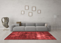 Machine Washable Oriental Red Industrial Rug, wshurb1015red