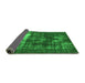 Sideview of Oriental Green Industrial Rug, urb1015grn