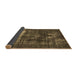 Sideview of Oriental Brown Industrial Rug, urb1015brn