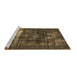 Sideview of Machine Washable Oriental Brown Industrial Rug, wshurb1015brn