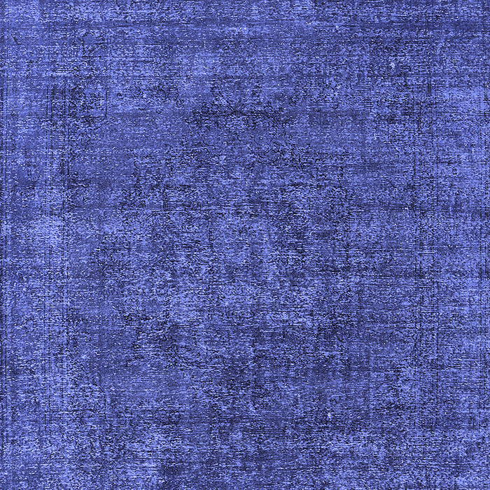 Machine Washable Oriental Blue Industrial Rug, wshurb1016blu