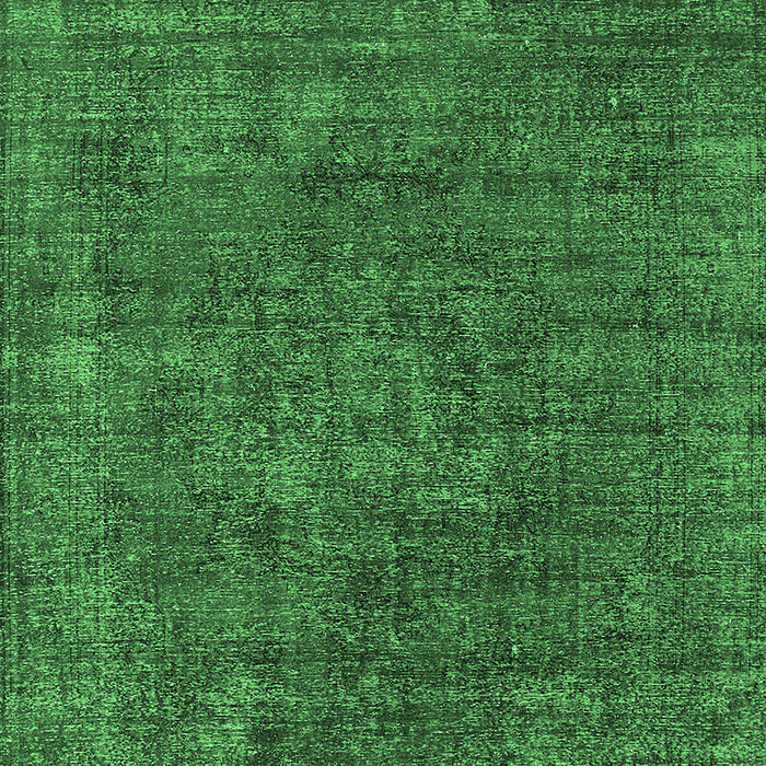 Machine Washable Oriental Emerald Green Industrial Area Rugs, wshurb1016emgrn