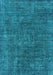 Oriental Light Blue Industrial Rug, urb1016lblu