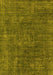 Oriental Yellow Industrial Rug, urb1016yw