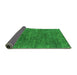 Sideview of Oriental Green Industrial Rug, urb1016grn