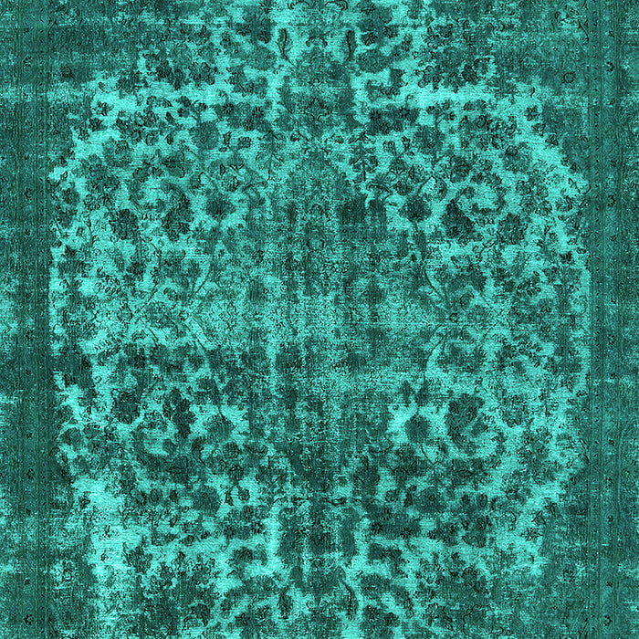 Oriental Turquoise Industrial Rug, urb1017turq