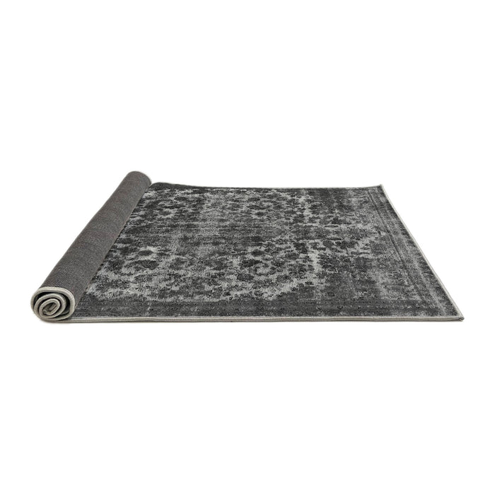 Sideview of Oriental Gray Industrial Rug, urb1017gry