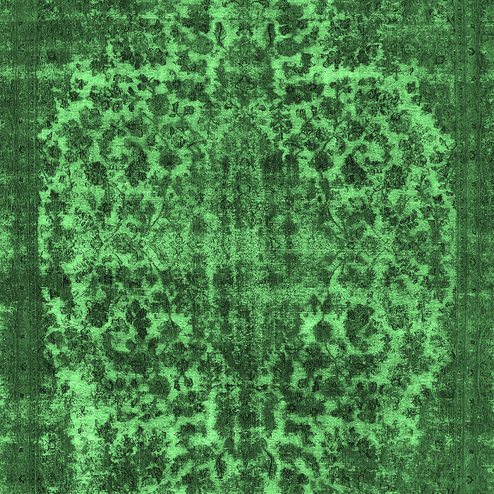 Oriental Emerald Green Industrial Rug, urb1017emgrn