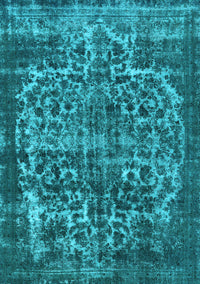 Oriental Light Blue Industrial Rug, urb1017lblu