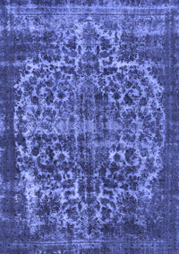 Oriental Blue Industrial Rug, urb1017blu