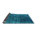 Sideview of Oriental Light Blue Industrial Rug, urb1018lblu