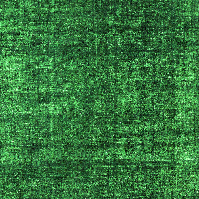 Machine Washable Oriental Green Industrial Area Rugs, wshurb1018grn