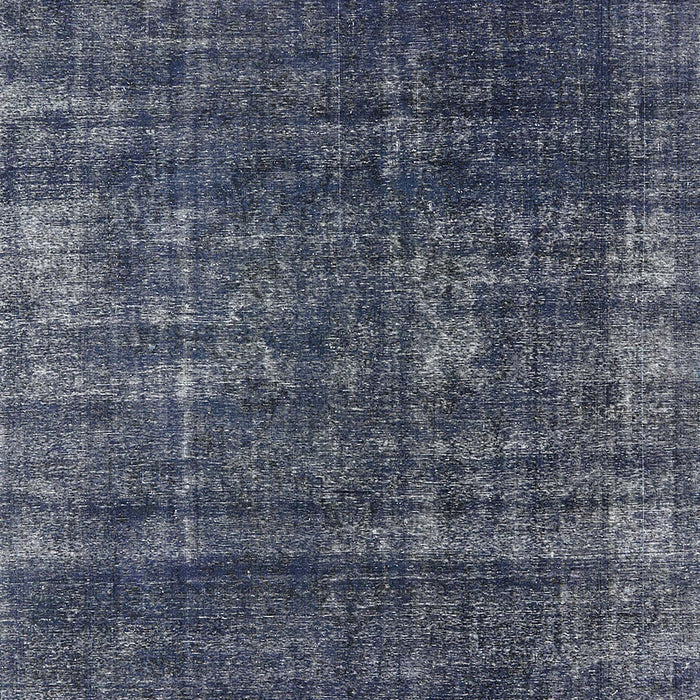 Mid-Century Modern Dark Slate Blue Oriental Rug, urb1018
