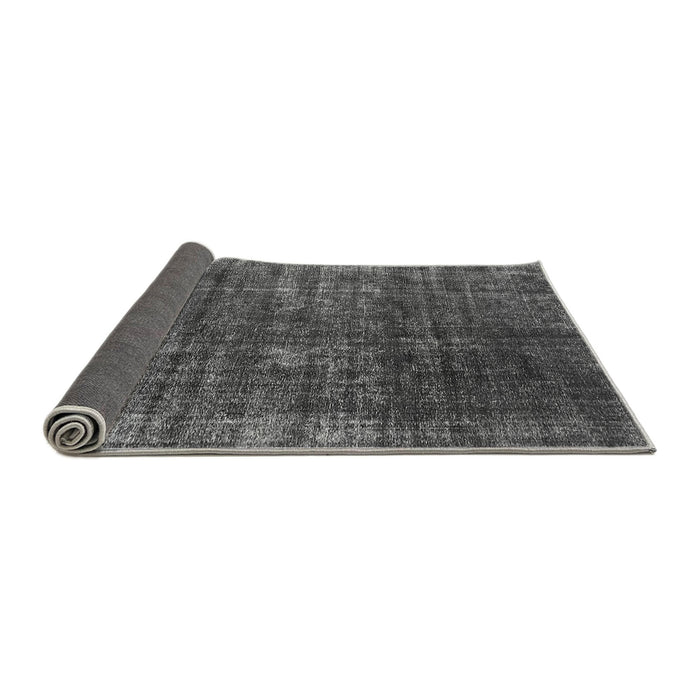 Sideview of Oriental Gray Industrial Rug, urb1018gry