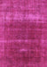 Machine Washable Oriental Pink Industrial Rug, wshurb1019pnk