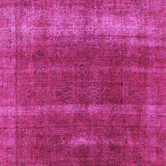 Machine Washable Oriental Pink Industrial Rug, wshurb1019pnk