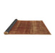 Sideview of Oriental Brown Industrial Rug, urb1019brn